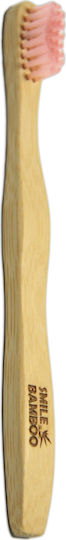 Smile Bamboo Kinderzahnbürste Leicht Rosa