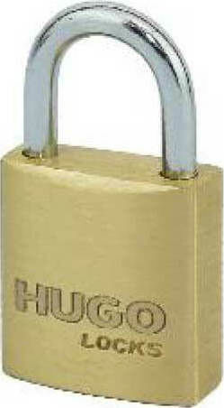 Hugo Locks SB35 Μπρούτζινο Λουκέτο Πέταλο με Κλειδί 35mm