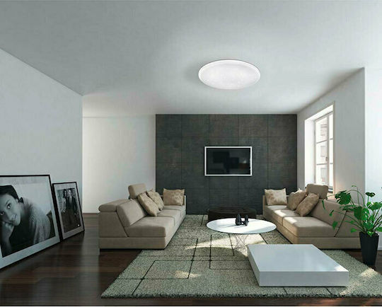 Eglo Frania-S Στρογγυλό Εξωτερικό LED Panel 33.5W με Θερμό Λευκό Φως 3000K 43εκ.