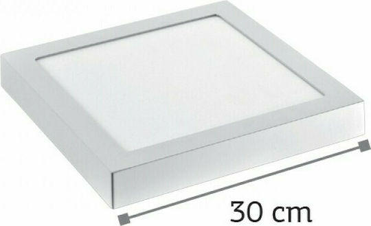 Inlight Platz Draußen LED Panel 24W mit Natürliches Weiß Licht 4000K