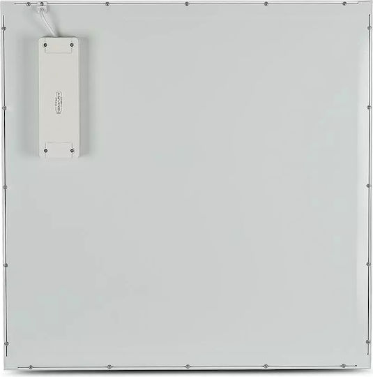 V-TAC Τετράγωνο Χωνευτό LED Panel 40W με Θερμό Λευκό Φως 3000K 60x60εκ.