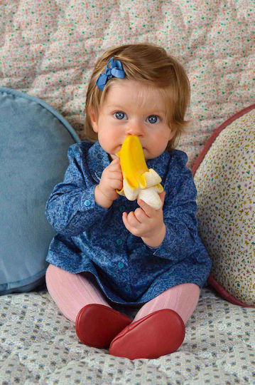 Oli&Carol Ana Banana Μασητικός Κρίκος Οδοντοφυΐας από Καουτσούκ για 3 m+