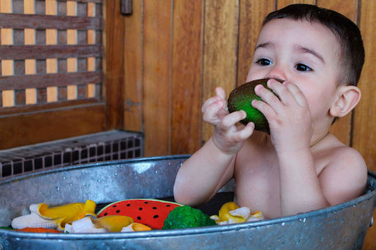Oli&Carol Arnold the Avocado Μασητικό Οδοντοφυΐας από Καουτσούκ για 3 m+