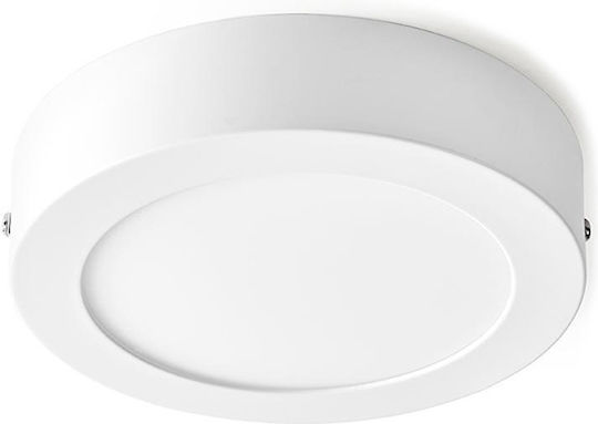 Nedis Rund Draußen LED Panel 12W mit Natürliches Weiß Licht 4000K
