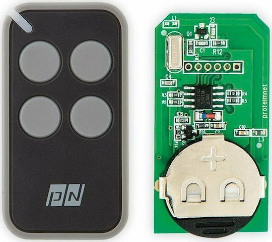 Profelmnet 4-Channel Garage Door Remote Control with Rolling Code 433.92MHz