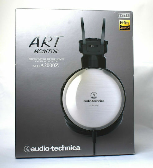 Audio Technica ATH-A2000Z Ενσύρματα Over Ear Ακουστικά Ασημί
