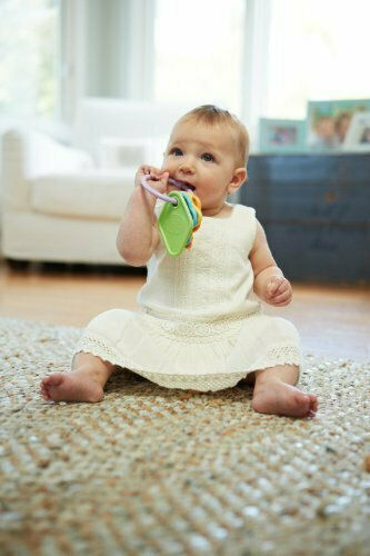 Green Toys Teething Rattle made of Plastic for 0 m+