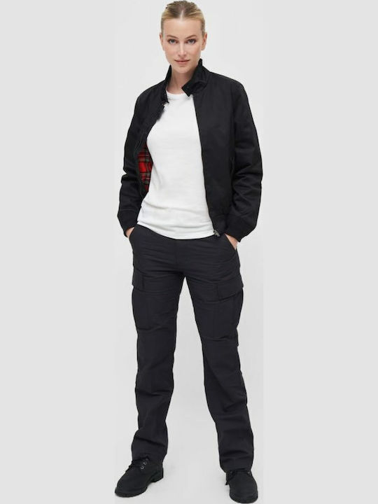 Κοντό Γυναικείο Bomber Jacket Μαύρο