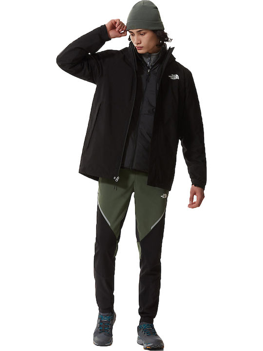 Carto Triclimate 3 in 1 Winter Jacke Wasserdicht und Winddicht Schwarz