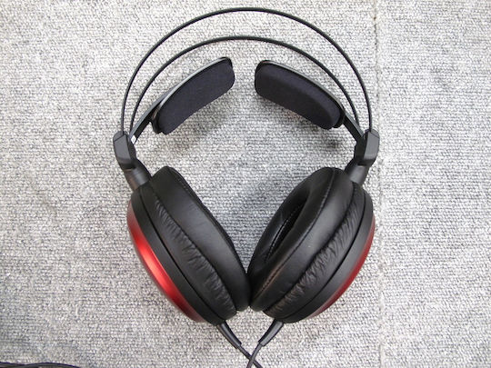 Audio Technica ATH-A1000Z Wired Over Ear Headphones Red