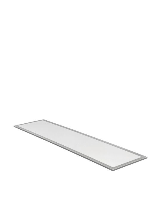 Adeleq Parallelogram Pendant LED Panel 50W with Natural White Light 120x30cm