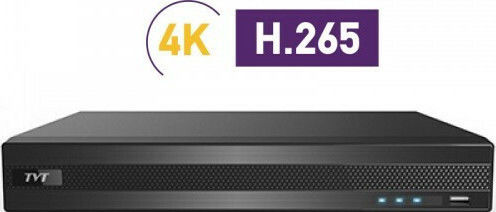 TVT TD-3204Η1 Καταγραφικό NVR 4 Καναλιών με Ανάλυση Full HD+