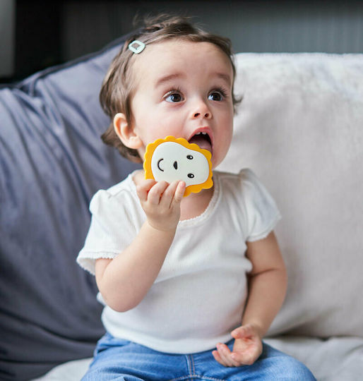 Matchstick Monkey Flat Face Beißring Zahnen Linderung aus Gummi für 0 m+