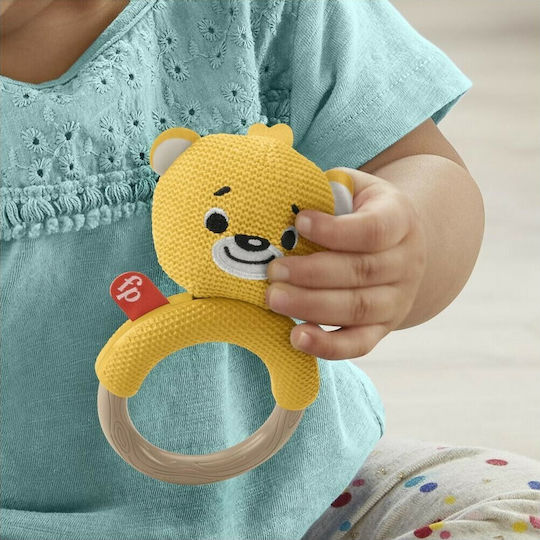 Fisher Price Bärchen Beißring für das Zahnen aus Stoff für 3 m+