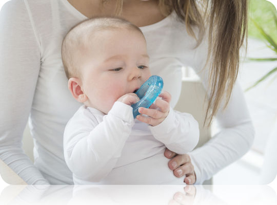 Kidsme Μασητικός Κρίκος Οδοντοφυΐας με Νερό από Σιλικόνη για 3 m+