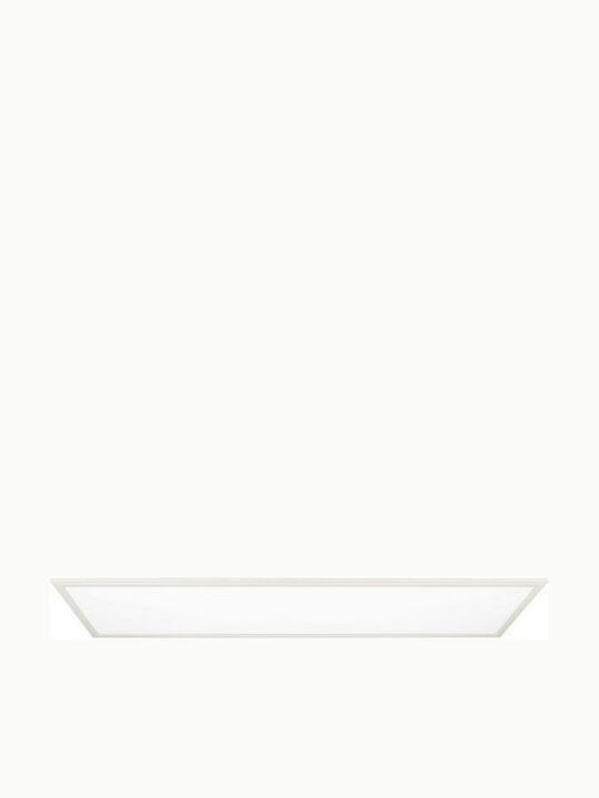 VK Lighting Rectangular Recessed LED Panel 40W with Cool White Light 6000K 120x30cm