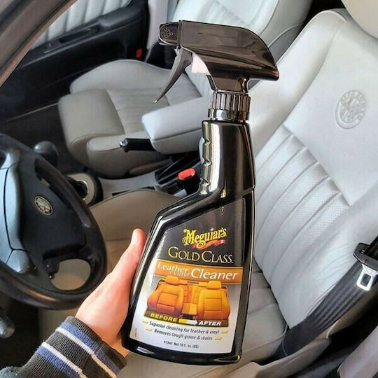 Meguiar's Leather & Vinyl Cleanner Σπρέι Καθαρισμού για Δερμάτινα Μέρη Αυτοκινήτου 473ml