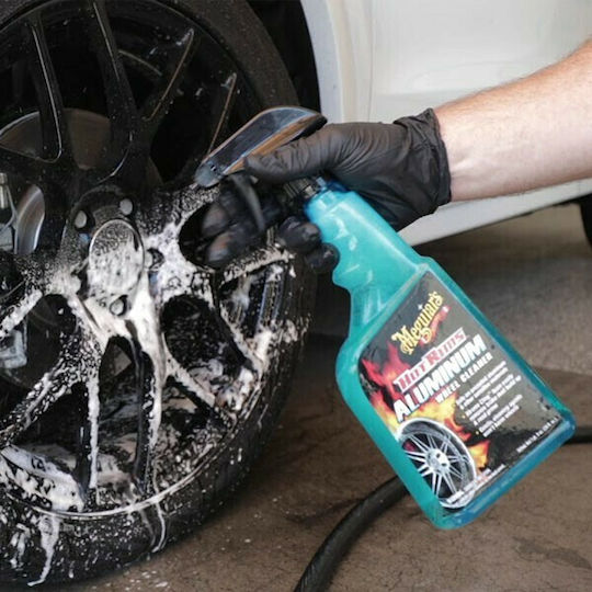 Meguiar's Hot Rims Aluminium Wheel Cleanner Spray Reinigung für Felgen Auto 710ml