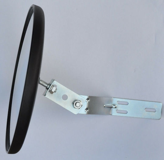 Doorado Traffic Mirror 22cm Made of Plastic in Black Colour