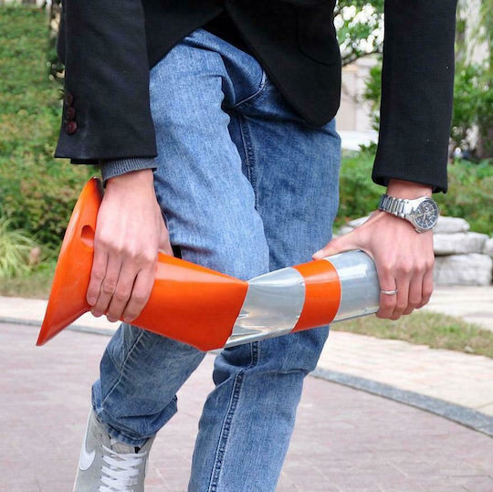 Next Systems Plastic Traffic Columns Orange Elastikó H80cm