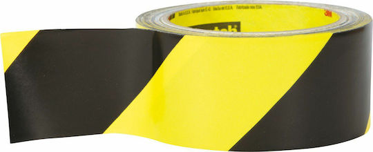 HPX HPX Selbstklebendes Markierungsband Gelb/Schwarz aus Kunststoff mit 5cm Breite