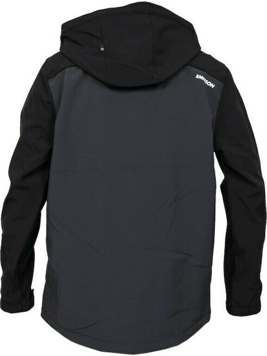 Jacket Waterproof and Windproof Dark Grey / Black
