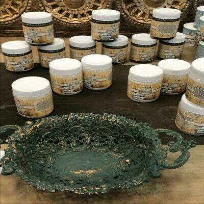 Mondobello Chalk Wax Candle for Chalk Paint Amber Amber Orange 250ml 030704002