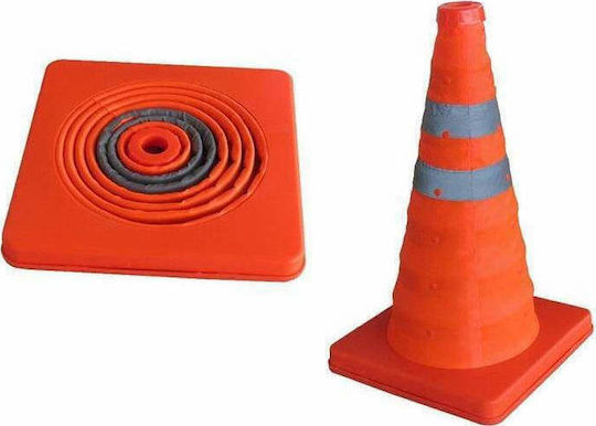 Doorado Traffic Cone Made of Plastic in Orange Colour 25x45cm