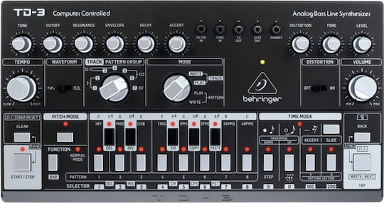Behringer TD-3 TD-3-BK Sintetizator Analogic Negru