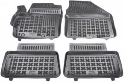 Rezaw Plast Set Covorașe Față și Spate Tip Tavă 4buc din Furtun pentru Toyota Yaris 2019+ Negre