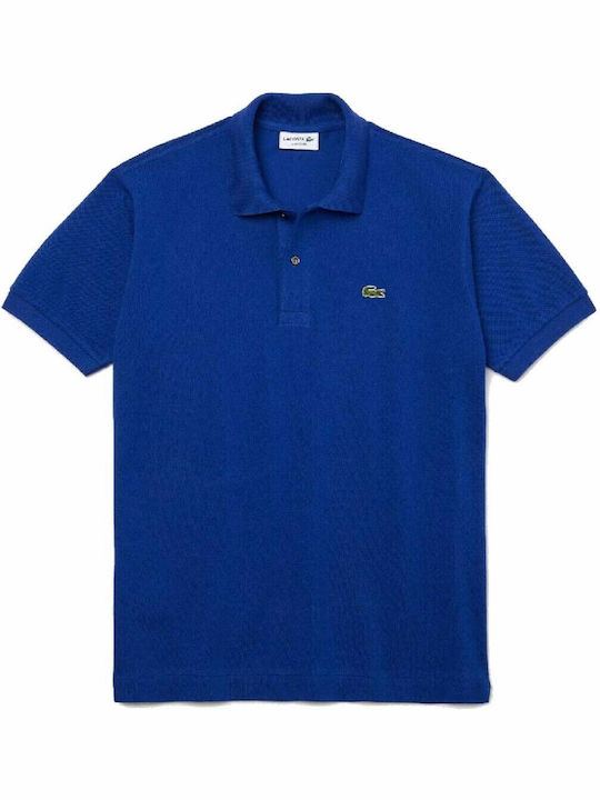 Lacoste Herren Kurzarmshirt Polo Blau