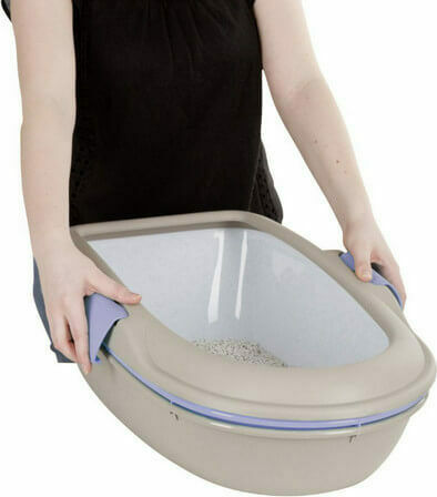 Zolux Furba Chic Cat Basin with Filter Brown L39 x W59 x H22cm