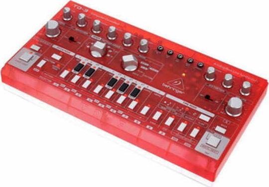 Behringer TD-3 TD-3-SB Synthesizer Red Transparent