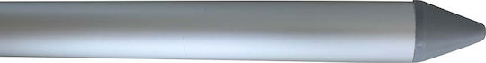 Escape Folding Aluminum Beach Umbrella Diameter 2m with UV Protection and Air Duct Silver Blue