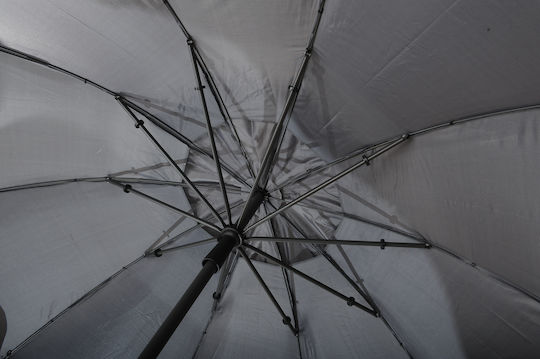 Hupa Sun Beach Umbrella Aluminum Diameter 2m with UV Protection and Air Vent Silver