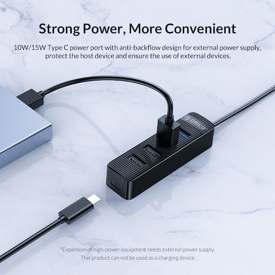 Orico TWU32-4A USB Hub 5 Ports USB 3.0 with USB-A Connection