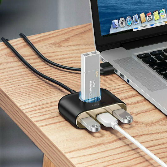 Baseus Square Hub 4 Ports USB 3.0 with USB-A Connection