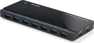 TP-LINK v3 USB 3.0 Hub 7 Θυρών με σύνδεση USB-A & Θύρα Φόρτισης και Εξωτερική Παροχή Ρεύματος