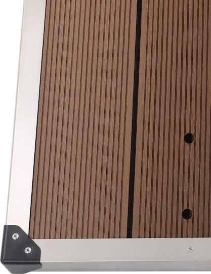 vidaXL Shower Tray Base with Length 110cm Brown
