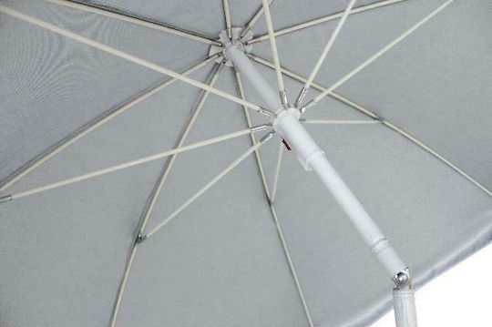 Escape Folding Beach Umbrella Diameter 2m with UV Protection Light Blue