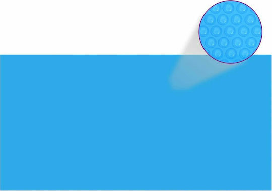 vidaXL Solar Rectangular Pool Cover Rectangular Blue Pool Cover 732x366 cm made of Polyethylene 732x366cm 1pcs