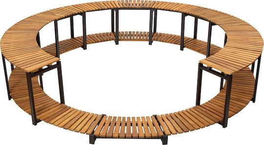 vidaXL Poolzubehör Schwarzer Spa / Whirlpool-Rahmen 53x273x273cm Schwarz