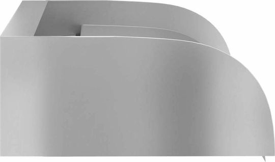 vidaXL Pool Waterfall made of Stainless Steel 14x45x34cm Silver