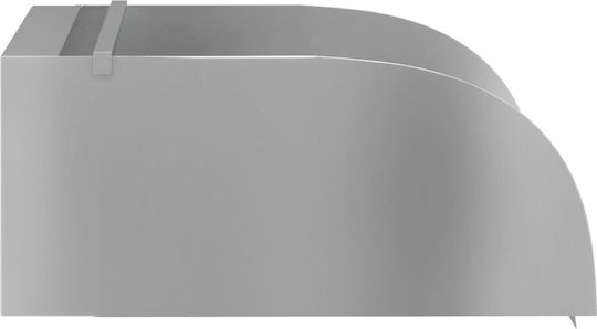 vidaXL Poolzubehör mit LED-Beleuchtung 14x30x34cm Silver