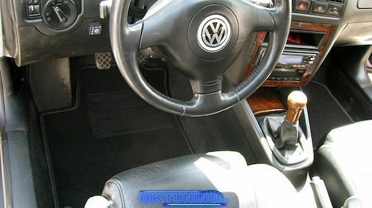 Petex Set Față și Spate Covoare Auto 4 Bucăți pentru VW Gândac / Bora / Magazin Online de Golf 1998-2002 Negre