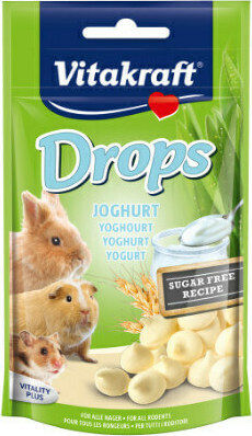 Vitakraft Drops Wildberry Treat with Fruits for Guinea Pig, Rabbit, Squirrel and Hamster 75gr