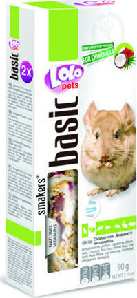 Lolo Pets Χόρτα για Τσιντσιλά με Τριαντάφυλλο 450gr