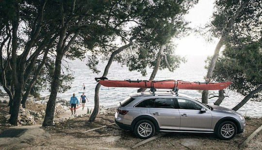 Thule Βάσεις Μεταφοράς Kayak για Σχάρα Αυτοκινήτου DockGrip Βάσεις για Kayak και Sup