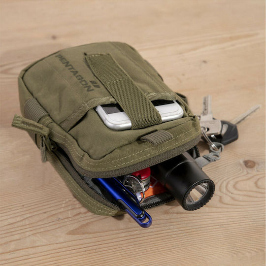 Pentagon Speedmin Military Pouch Belt made of Polyester Greek Variation Greek Lizard 0.8lt