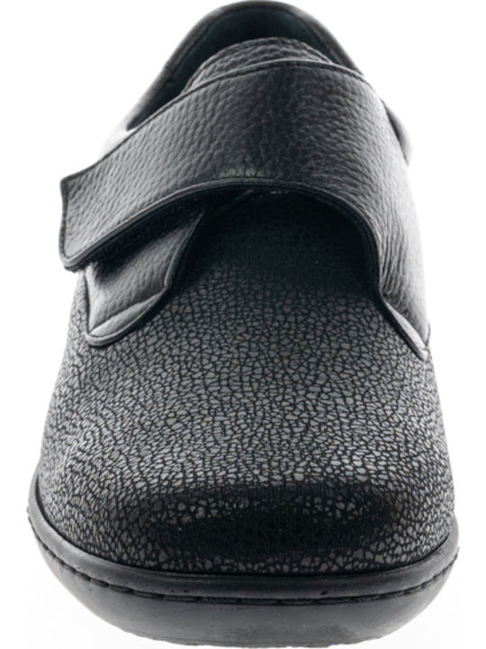 Birkan Leather Women's Moccasins in Black Color